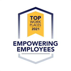 Top Work Places 2021 - Empowering Employees